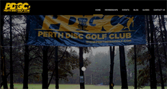 Desktop Screenshot of perthdiscgolf.com